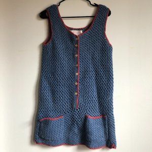 Vintage Greta Plattry Handmade Crochet Dress!